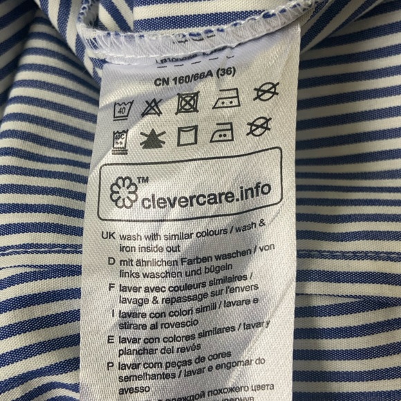 Esprit blue/white striped skirt - Picture 6 of 6